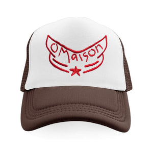 Trucker Hat - Red/ Browne