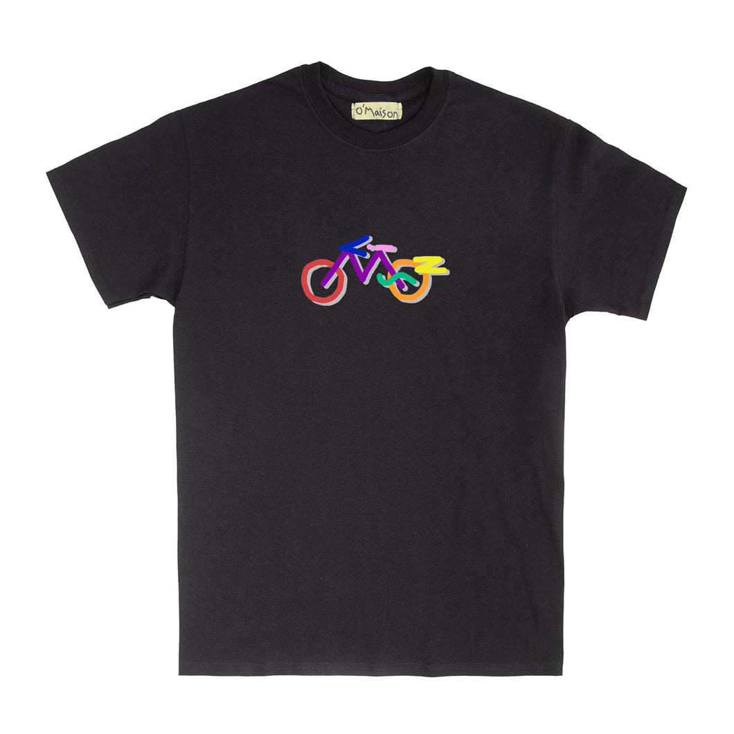 Fiets Logo Tee - Black